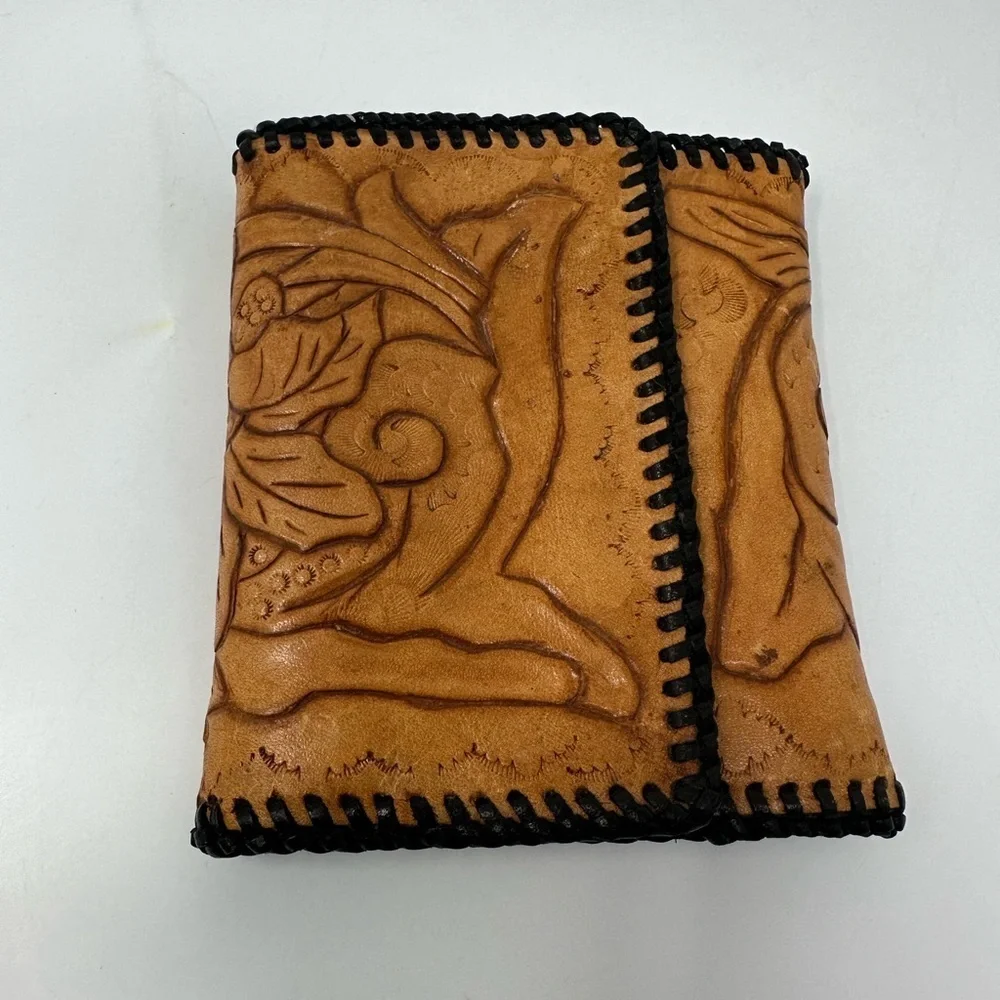 Hand Tooled Leather Wallet